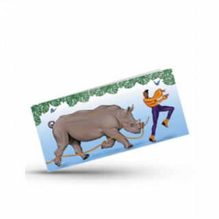 Wenskaart - Naughty Rhino