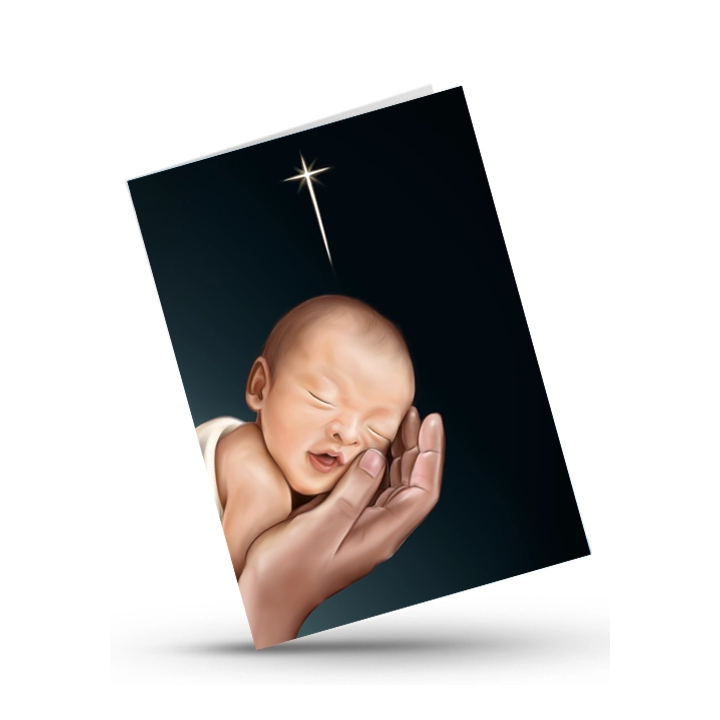 Wenskaart - Xmas Baby