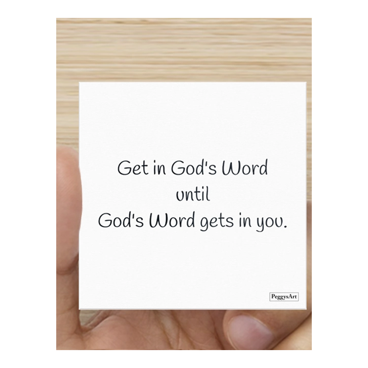 Bemoedigingskaart - Gods Woord