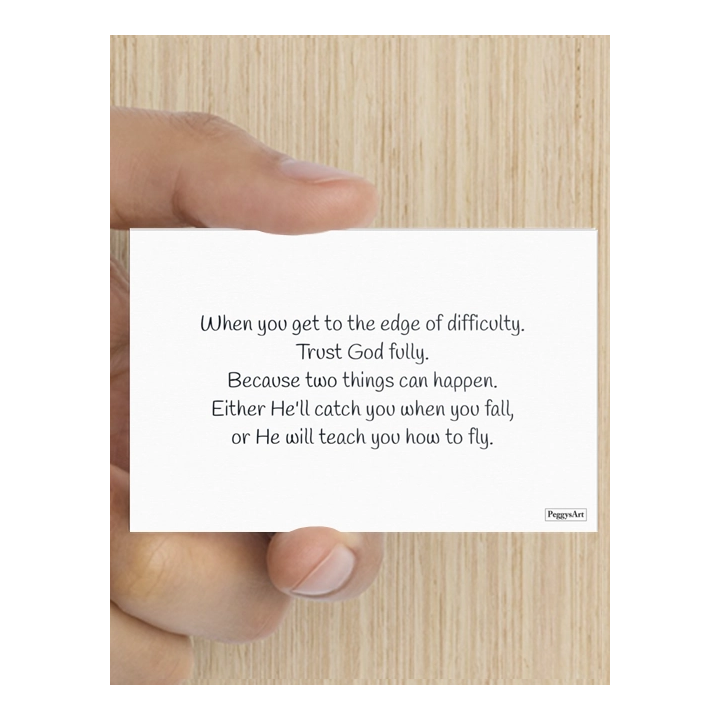 Bemoedigingskaart - Fly