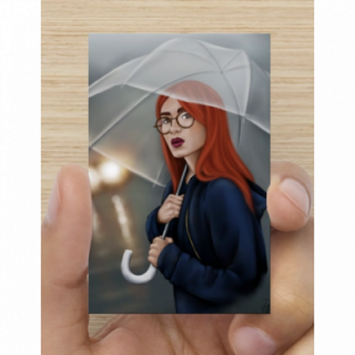 Bemoedigingskaart - Rainy Days