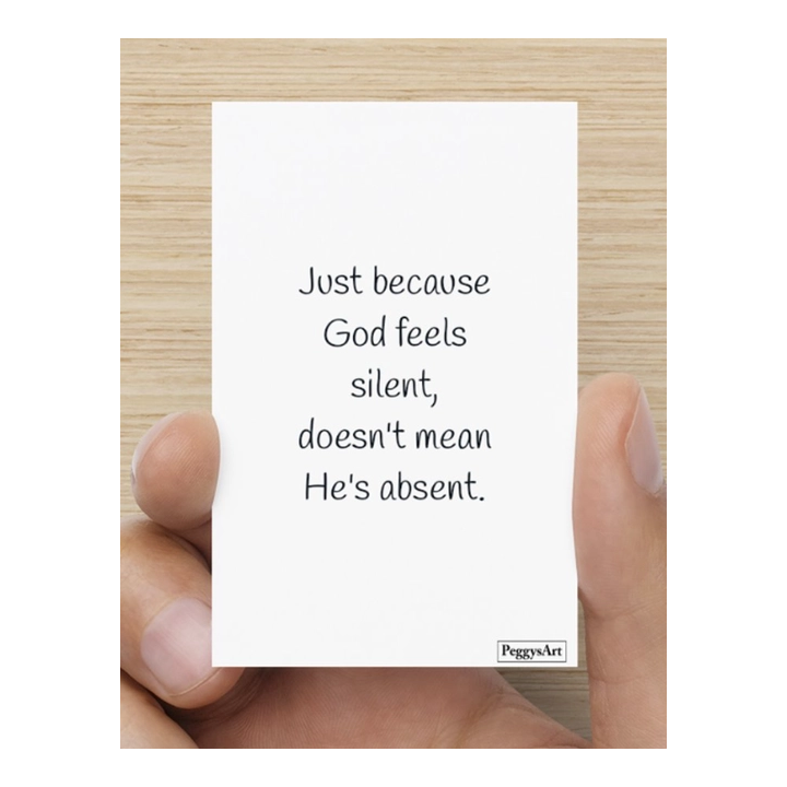 Bemoedigingskaart - Altijd aanwezig