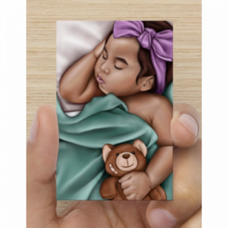 Bemoedigingskaart - Slapende baby