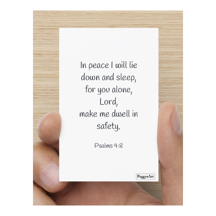 Bemoedigingskaart - Slapende baby