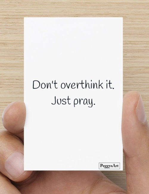 Comfort Card - Just Pray