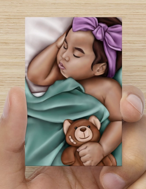 Comfort Card - Sleeping Baby