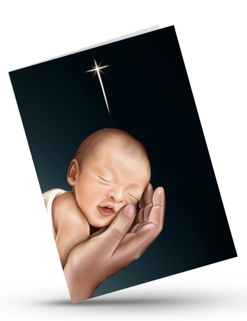 Greeting Card - Xmas Baby